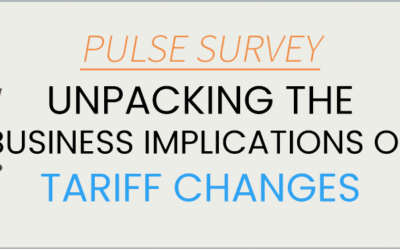 Strategic tariff impact survey for B2B vertical market leaders